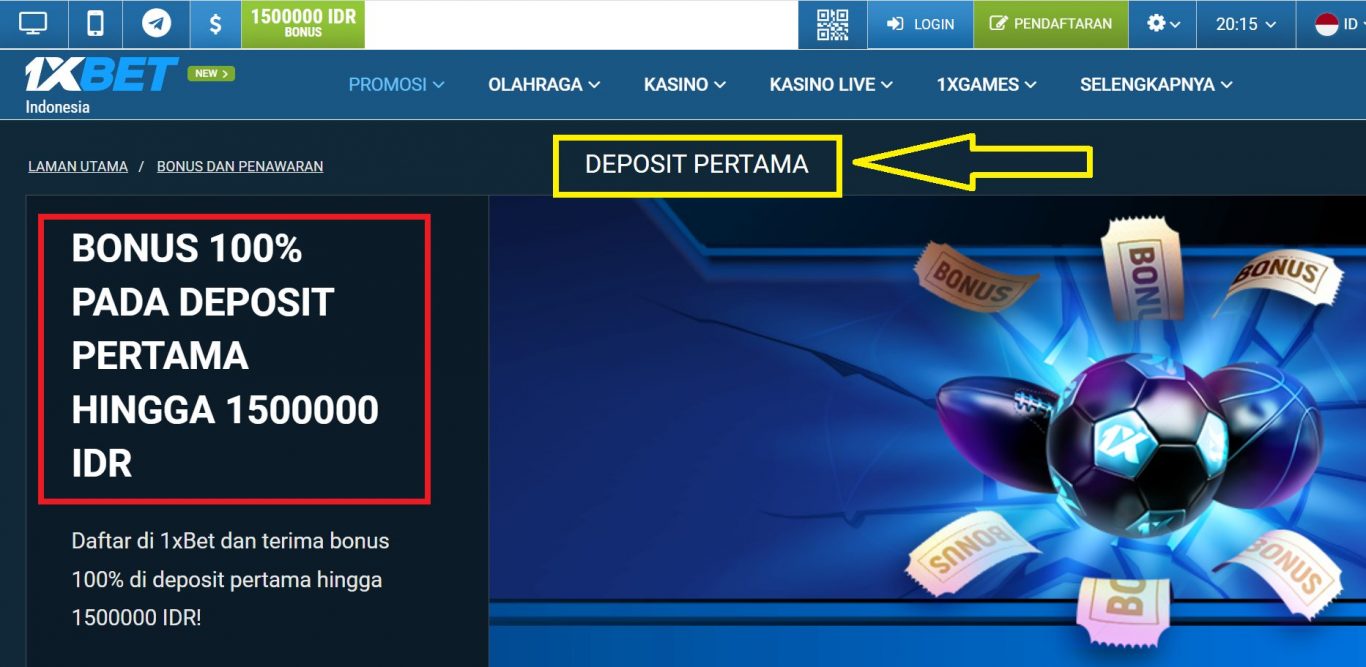 Cara Menggunakan Akun Bonus 1xBet