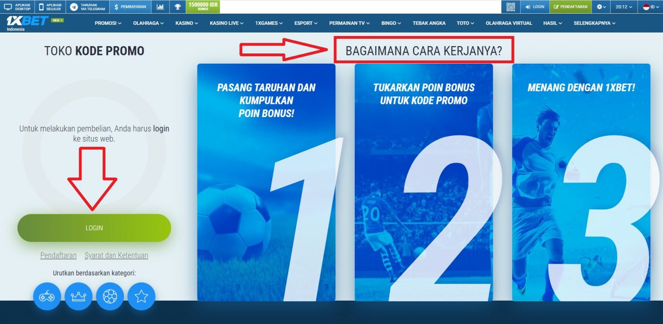 Kode Promo 1xBet Indonesia